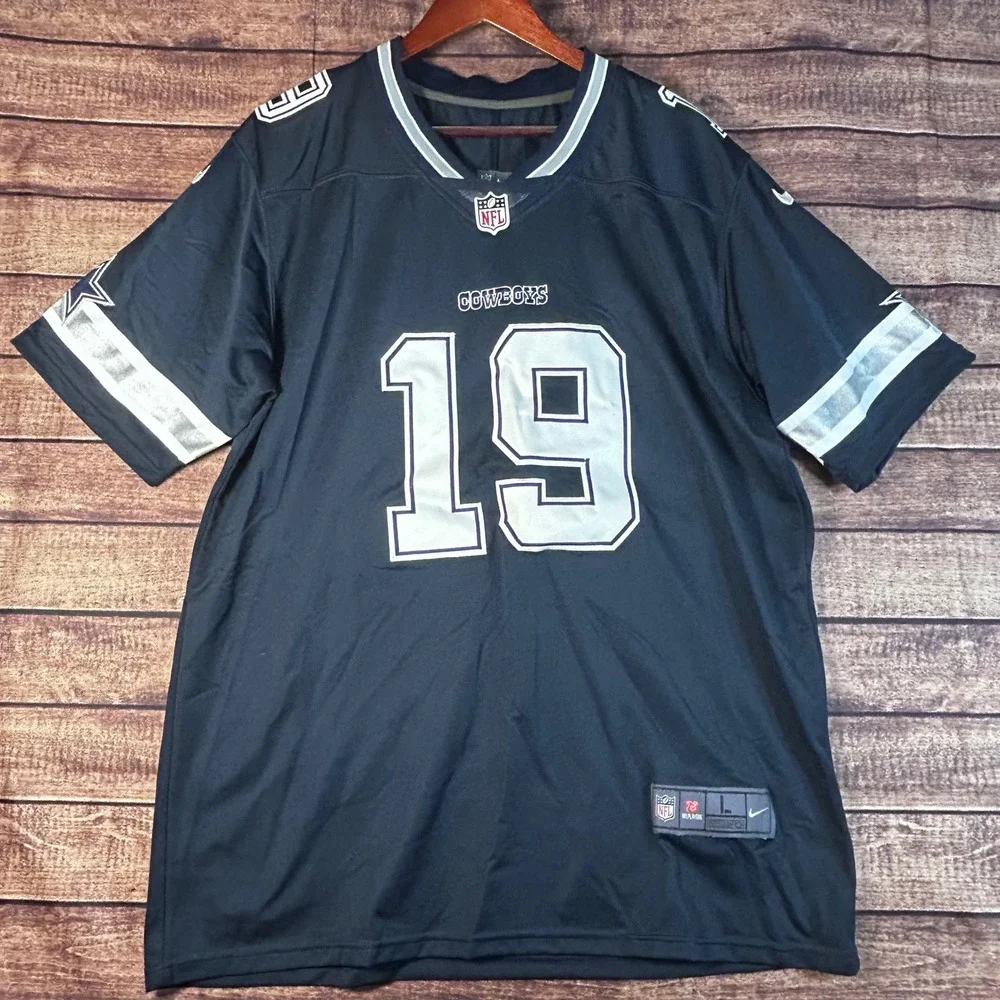 Nike Dallas Cowboys Amari Cooper #19 On Field Jersey Mens Large Navy Blue NFL
